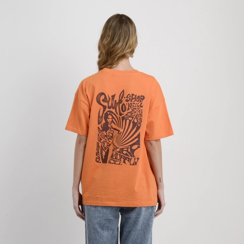 POLERA MANGA CORTA OG SURF SHOP NARANJO - 2