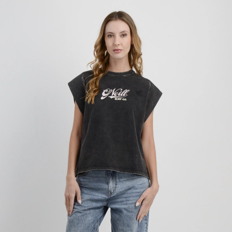 POLERA MANGA CORTA JULIE II NEGRO - 1