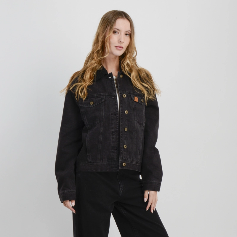 CHAQUETA DENIM OG MILA NEGRO - 4