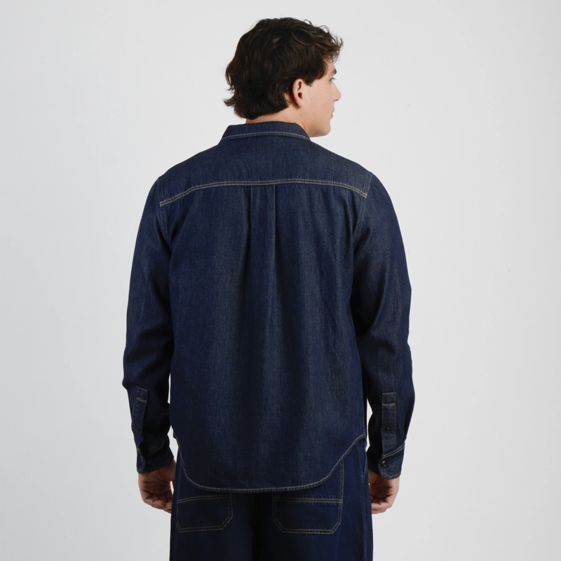 CAMISA MANGA LARGA OK SKATE OVER AZUL OSCURO - 2