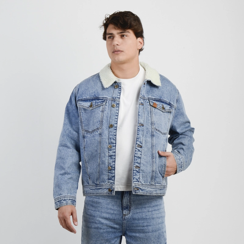 CHAQUETA DENIM OG DISTRICT AZUL - 1