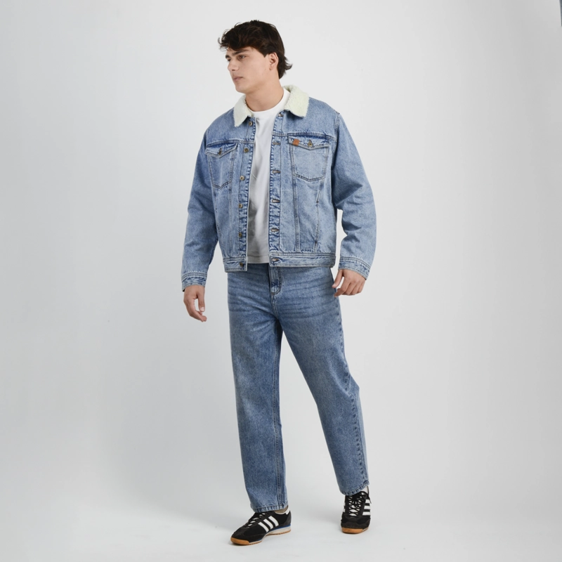 CHAQUETA DENIM OG DISTRICT AZUL - 3
