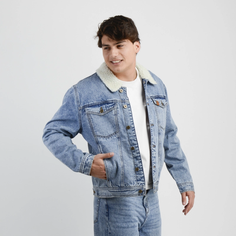 CHAQUETA DENIM OG DISTRICT AZUL - 4