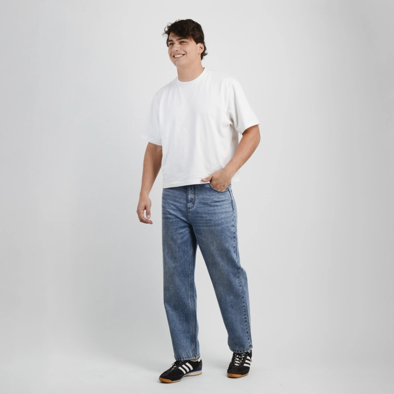 JEANS DENIM OG DISTRICT AZUL - 3