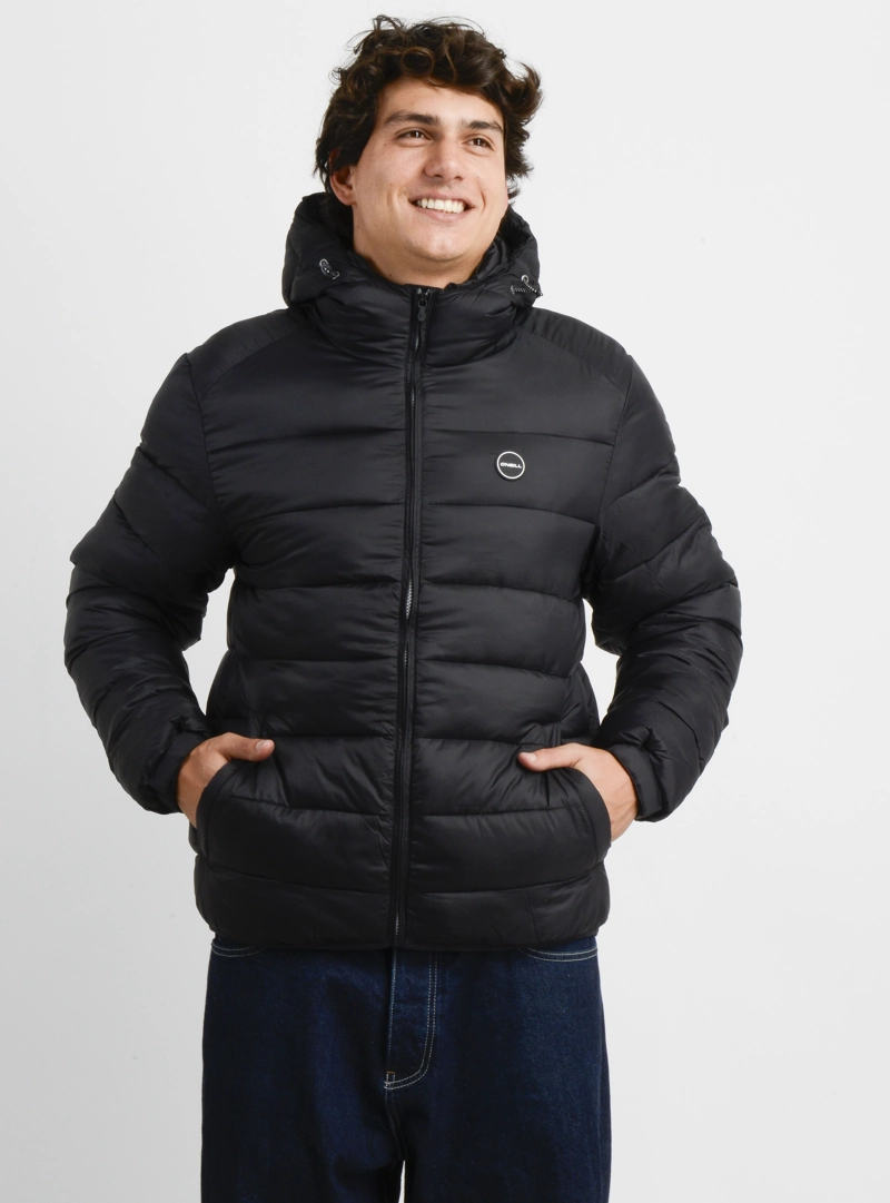 PARKA GLASSY PUFF NEGRO - 1