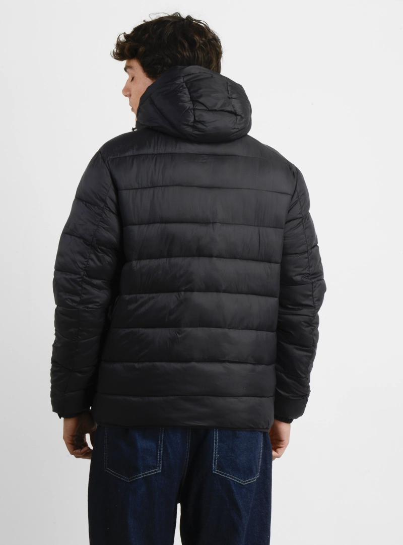 PARKA GLASSY PUFF NEGRO - 2