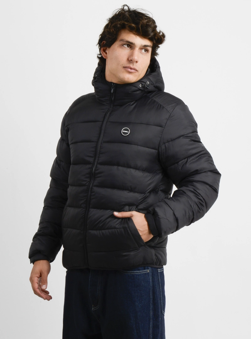 PARKA GLASSY PUFF NEGRO - 3
