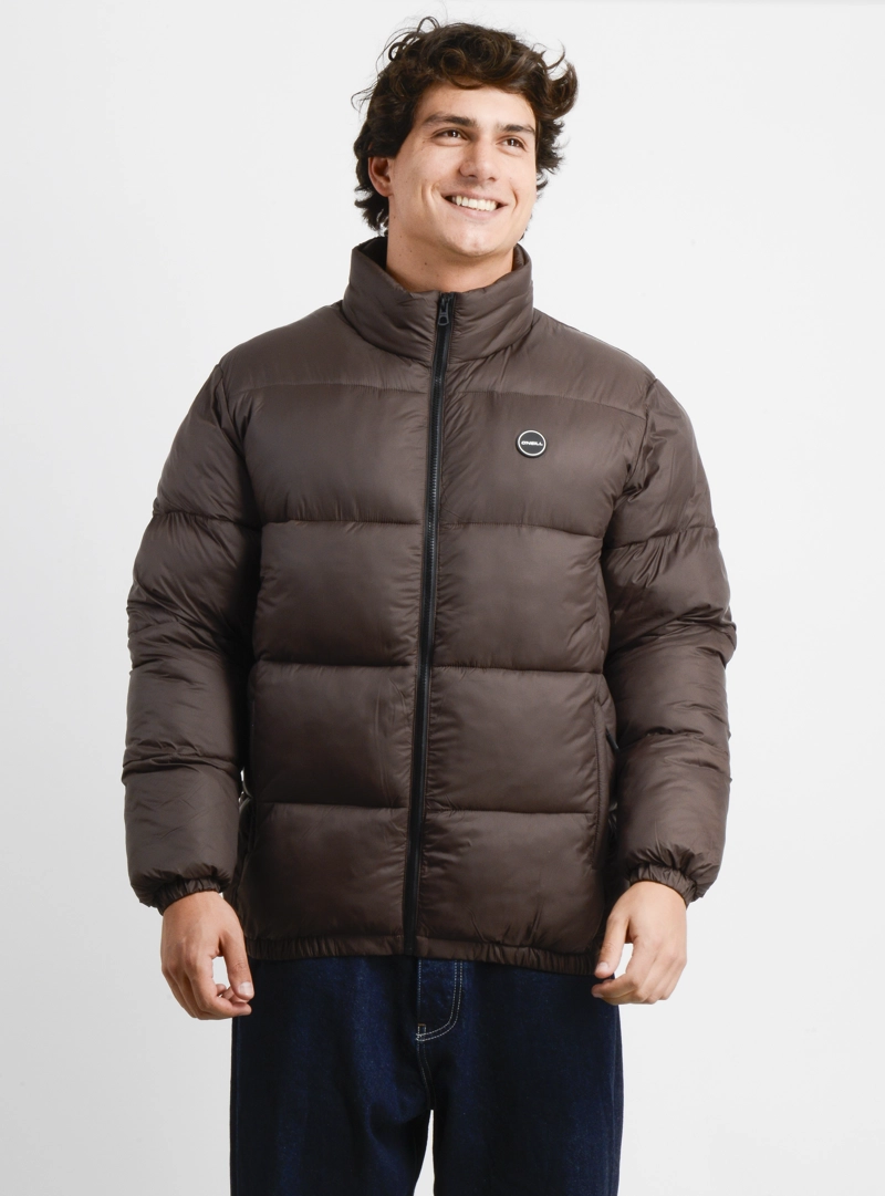 PARKA LASSEN PUFF II CAFE  OSCURO - 1