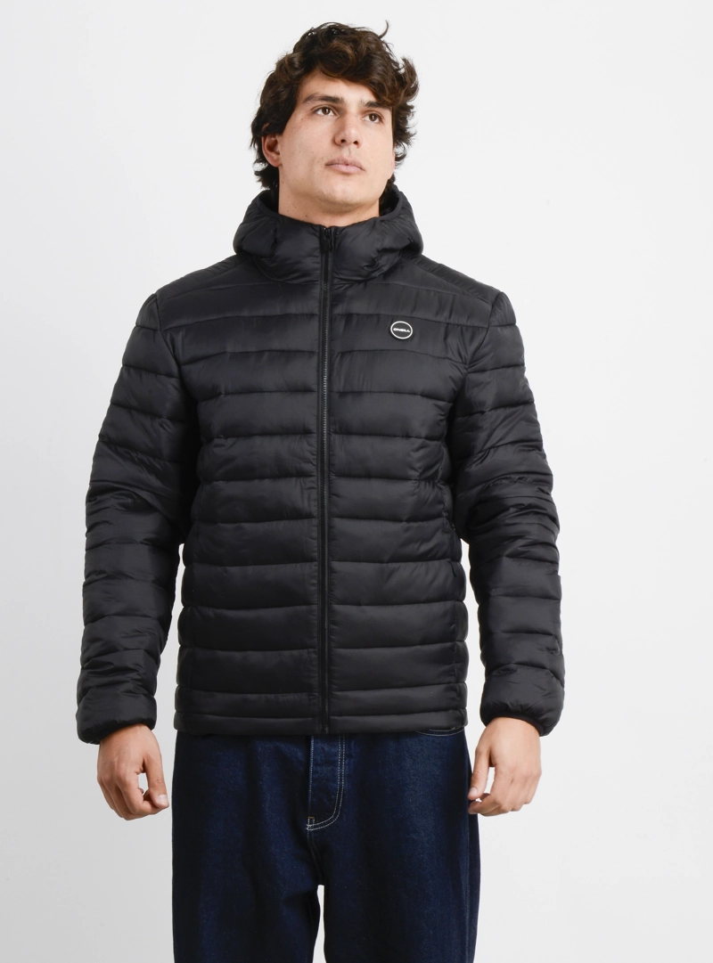 PARKA ESSENTIAL HOOD III NEGRO - 1
