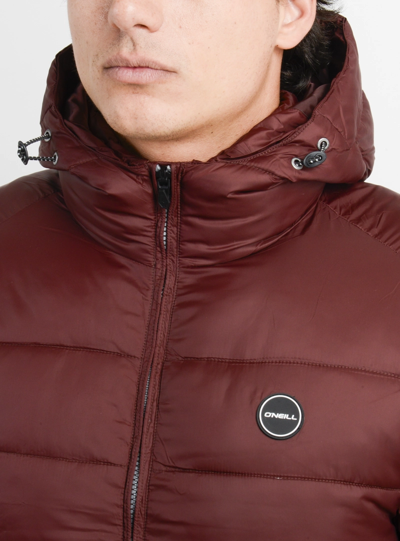 PARKA GLASSY PUFF ROJO OSCURO - 5