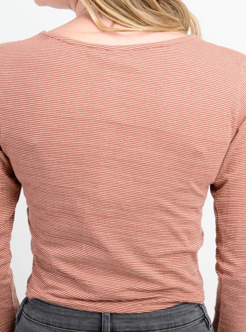 POLERA MANGA LARGA LEANNE CAFE COBRE - 6