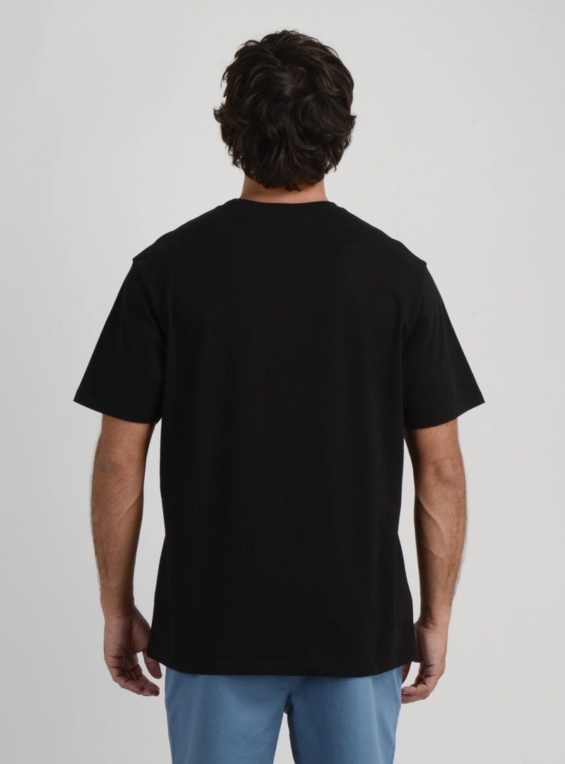 POLERA MANGA CORTA EAST CLIFF II NEGRO - 2