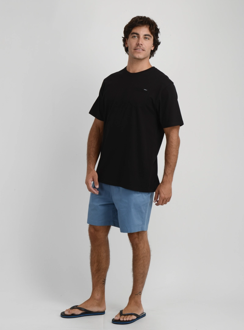POLERA MANGA CORTA EAST CLIFF II NEGRO - 3