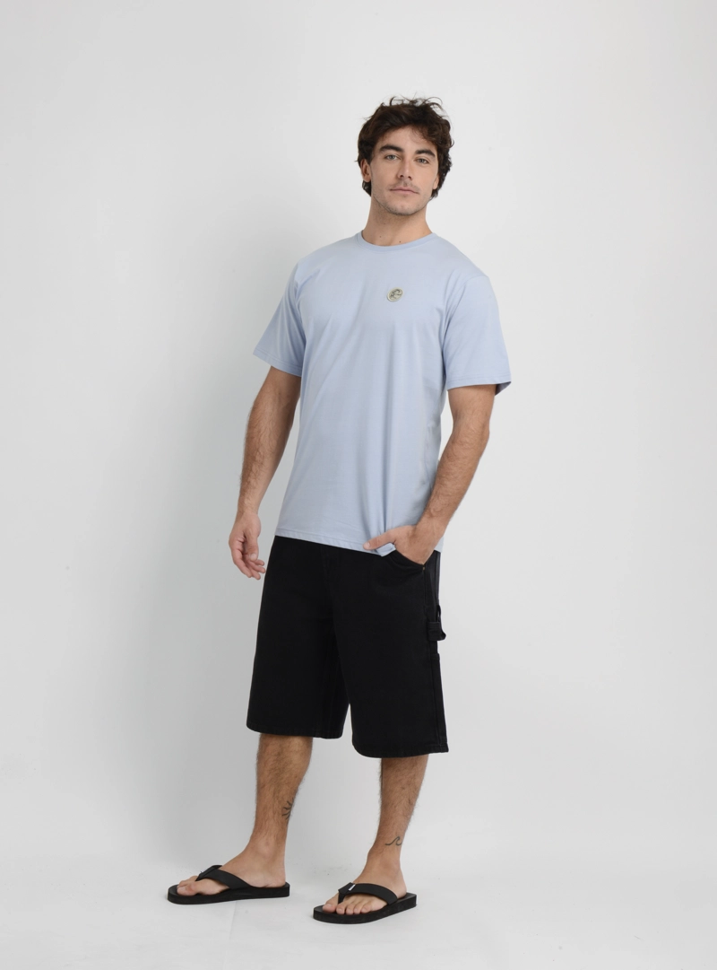 POLERA MANGA CORTA OG VINTAGE  AZUL CLARO - 3