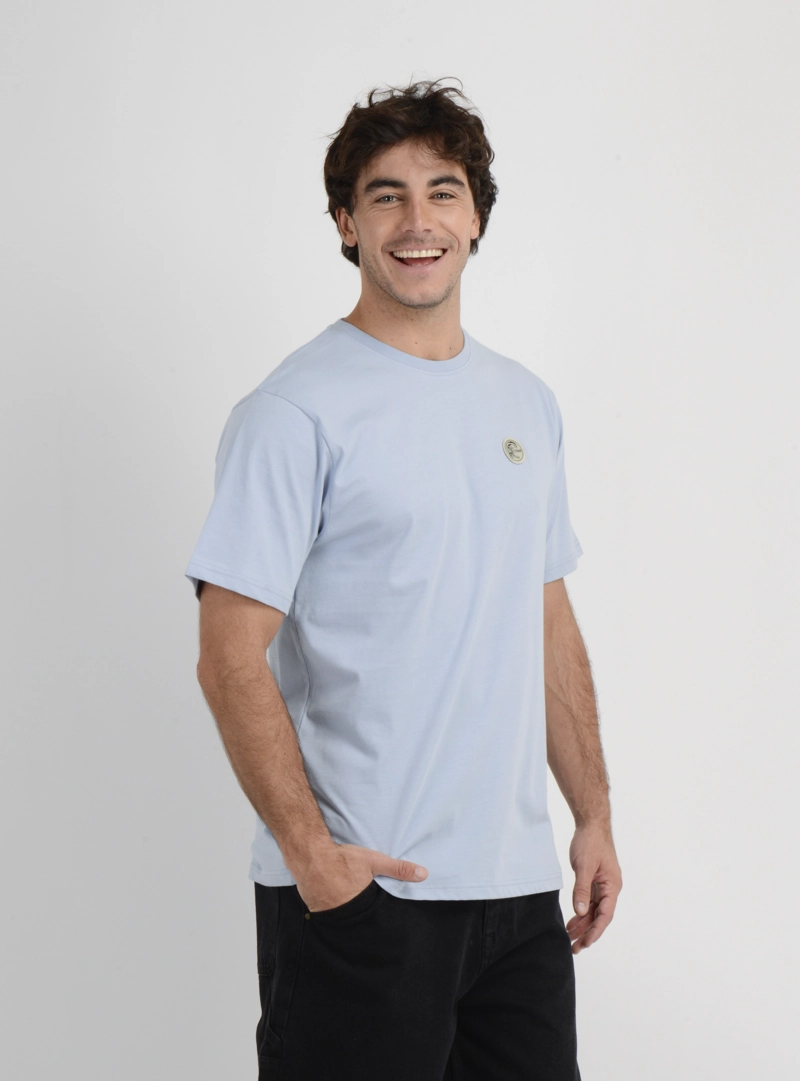 POLERA MANGA CORTA OG VINTAGE  AZUL CLARO - 4