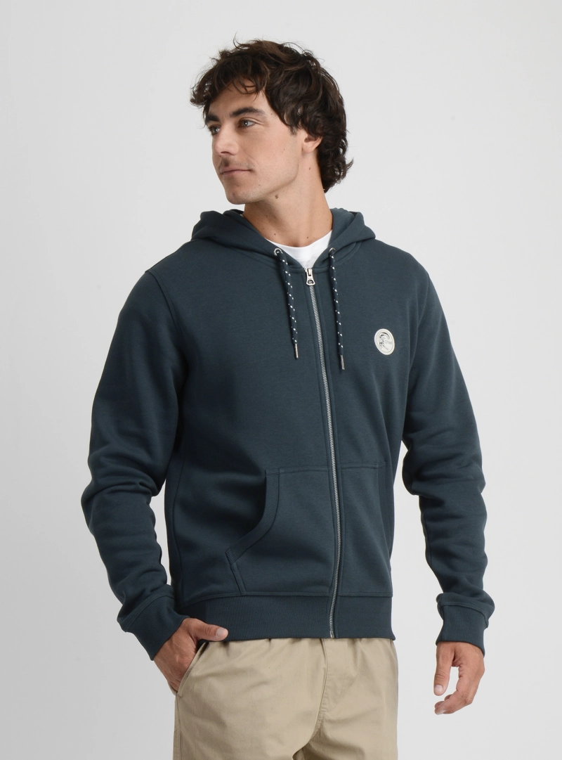 POLERON OG BADGE HOODIE  VERDE OSCURO - 4