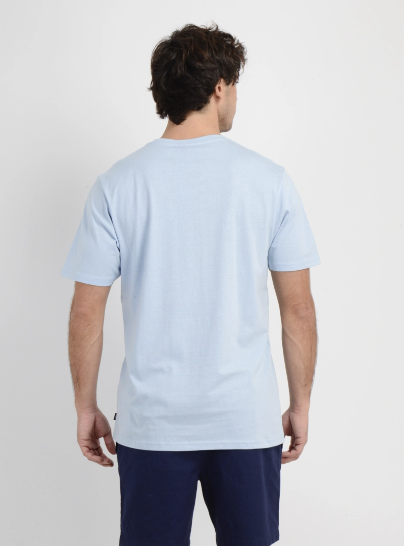 POLERA MANGA CORTA KITCHEN SINK  AZUL CLARO - 2