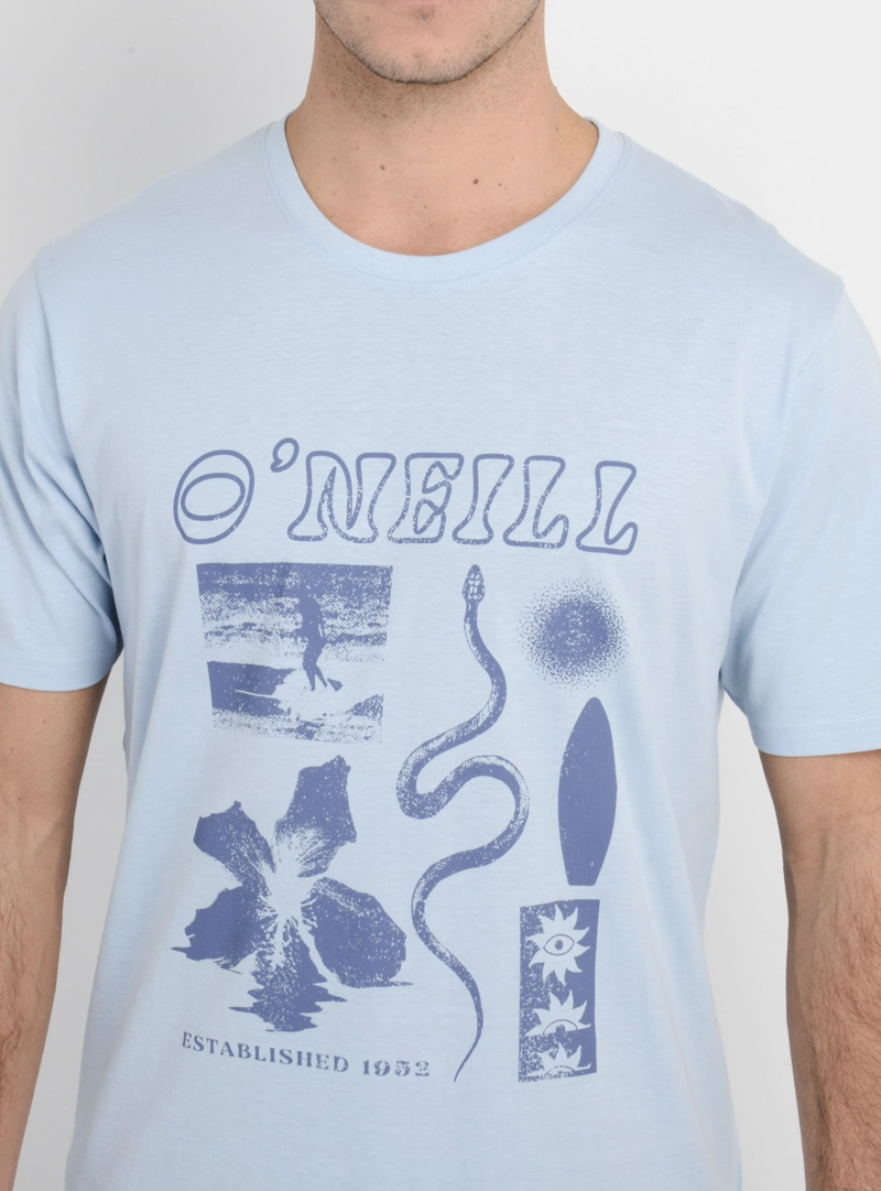 POLERA MANGA CORTA KITCHEN SINK  AZUL CLARO - 5