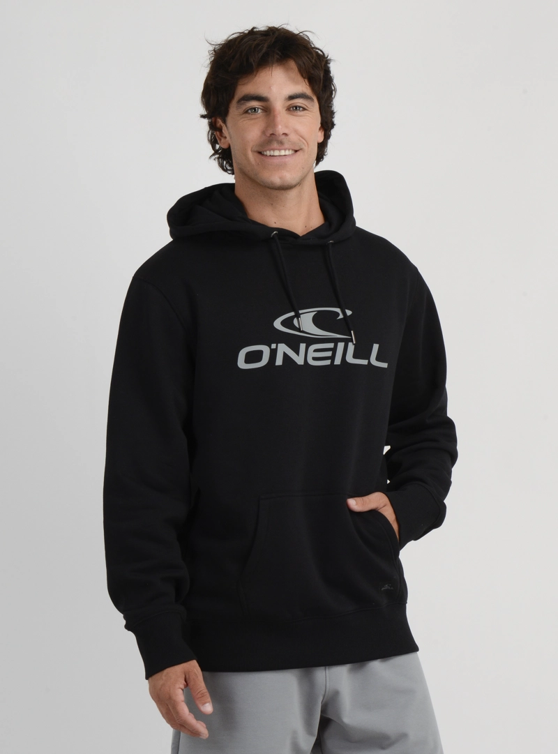 POLERON LOGO HOODIE II NEGRO - 4