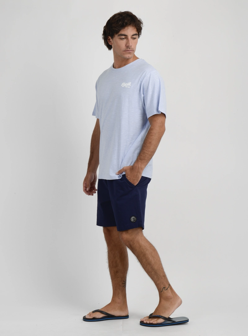 POLERA MANGA CORTA QUIVER II AZUL CLARO - 3