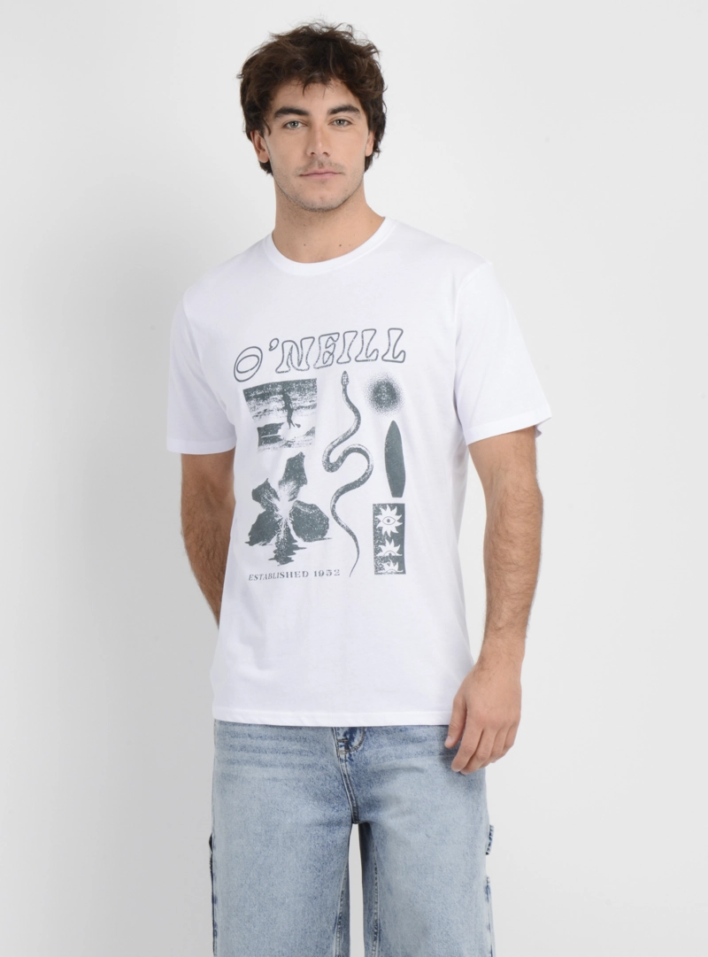POLERA MANGA CORTA KITCHEN SINK  BLANCO - 1