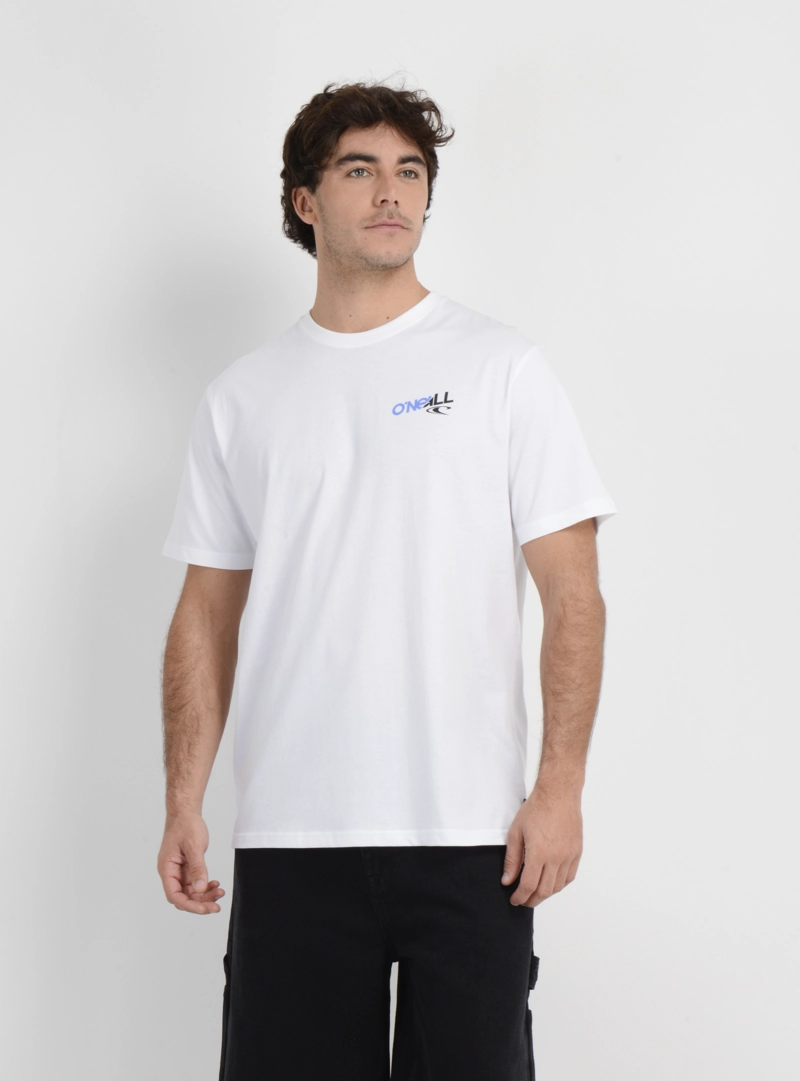 POLERA MANGA CORTA ART 90'S BLANCO - 1