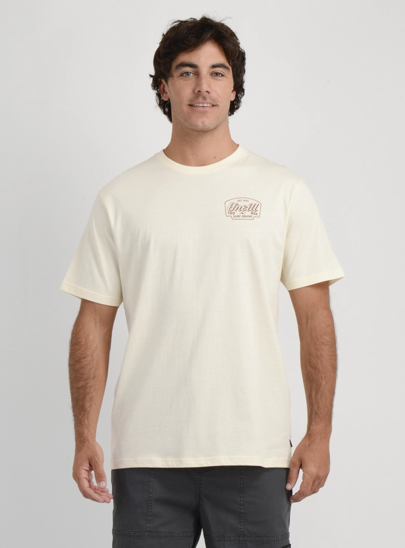 POLERA MANGA CORTA LOCK SMITH  BEIGE CLARO - 1