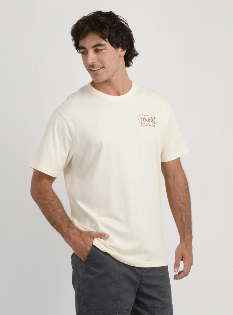 POLERA MANGA CORTA LOCK SMITH  BEIGE CLARO - 4