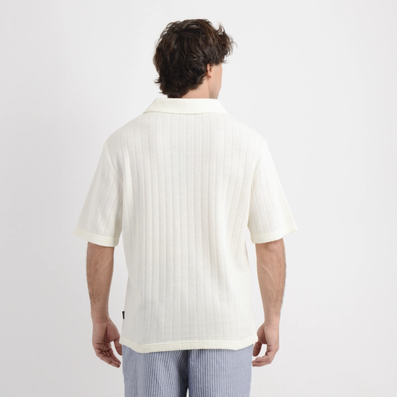 POLERA TEJIDA MANGA CORTA BODHI II BEIGE CLARO - 2