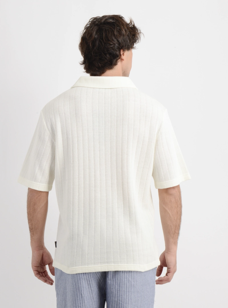 POLERA TEJIDA MANGA CORTA BODHI II BEIGE CLARO - 2