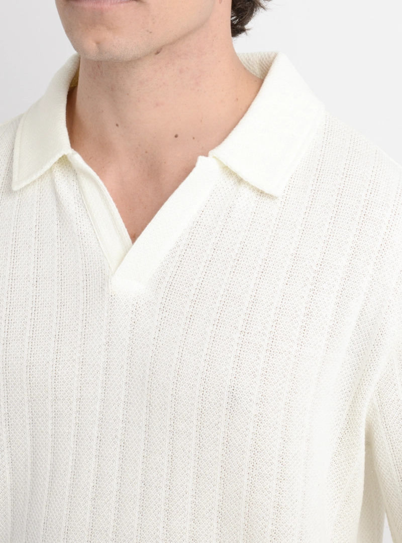 POLERA TEJIDA MANGA CORTA BODHI II BEIGE CLARO - 5