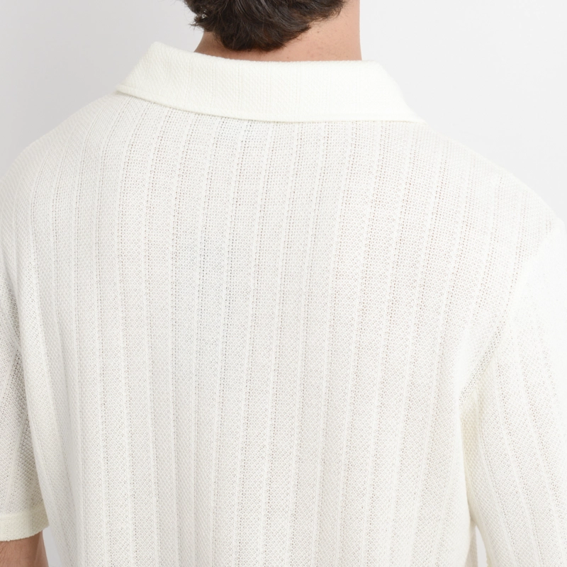POLERA TEJIDA MANGA CORTA BODHI II BEIGE CLARO - 6