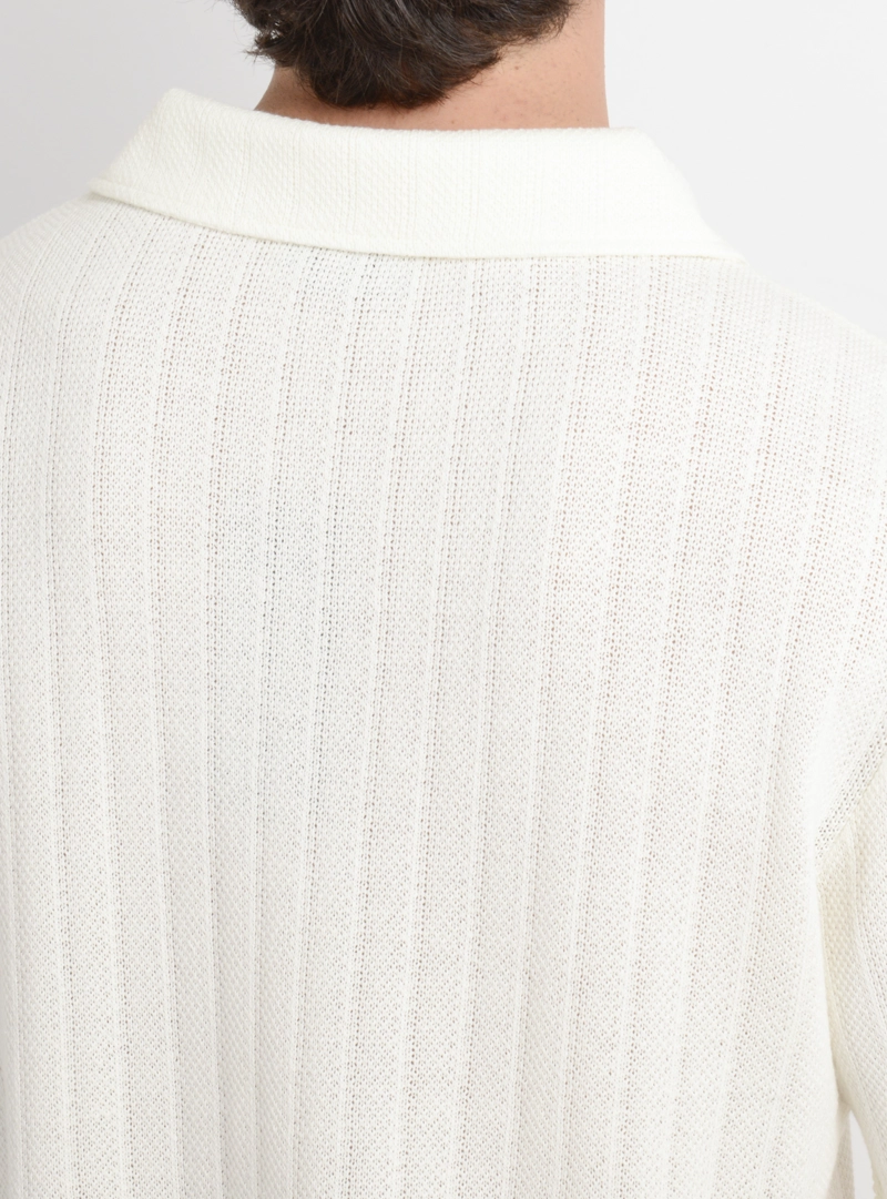 POLERA TEJIDA MANGA CORTA BODHI II BEIGE CLARO - 6