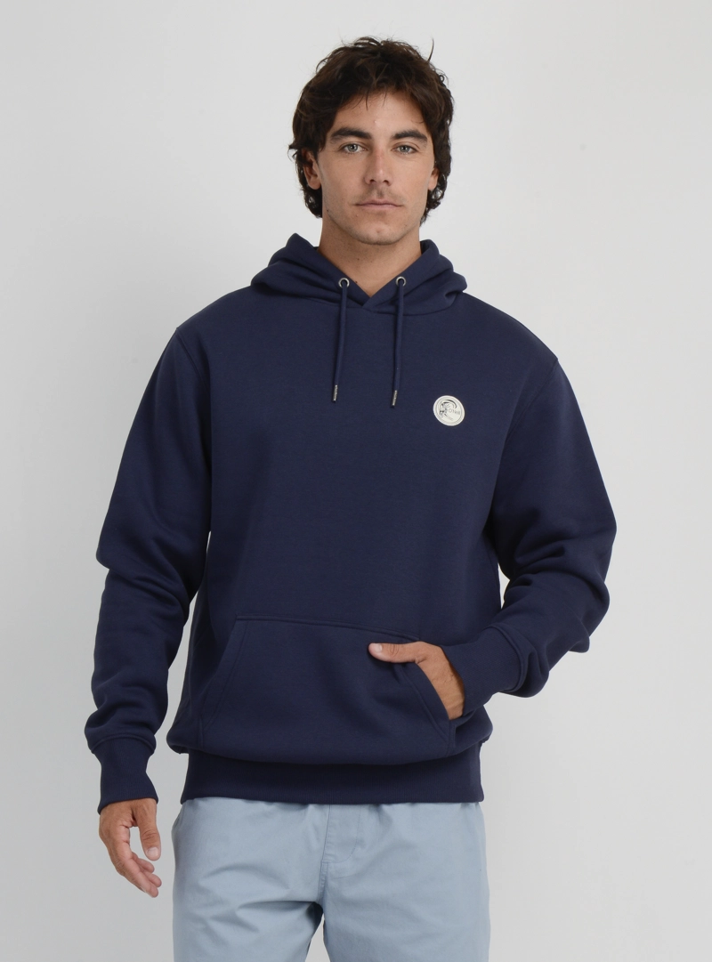 POLERON OG BEACH HOODIE  AZUL OSCURO - 1