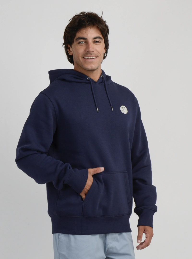 POLERON OG BEACH HOODIE  AZUL OSCURO - 4