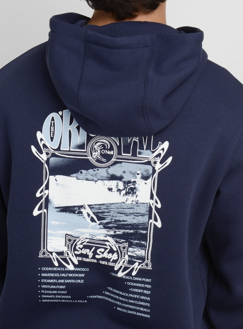 POLERON OG BEACH HOODIE  AZUL OSCURO - 6