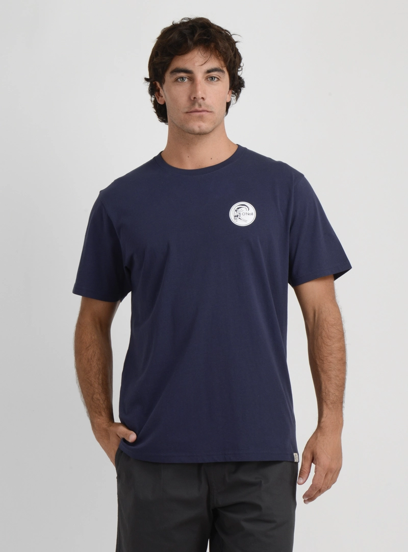 POLERA MANGA CORTA OG SURF SHOP  AZUL OSCURO - 1