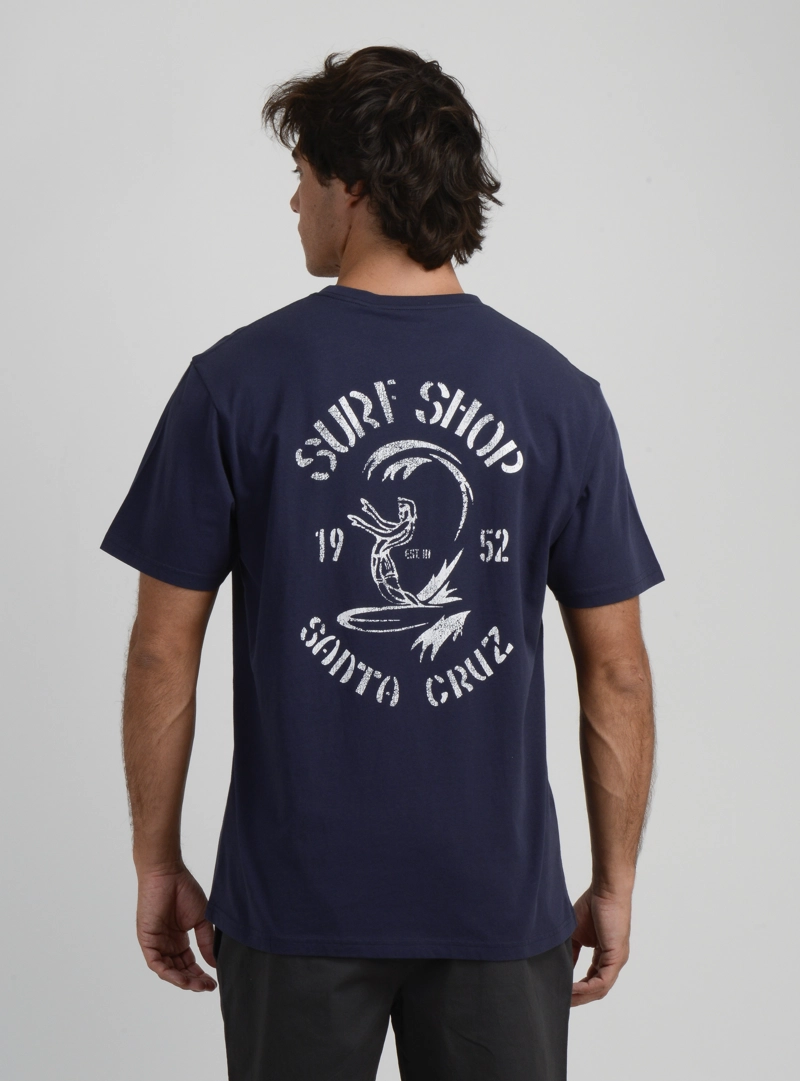 POLERA MANGA CORTA OG SURF SHOP  AZUL OSCURO - 2