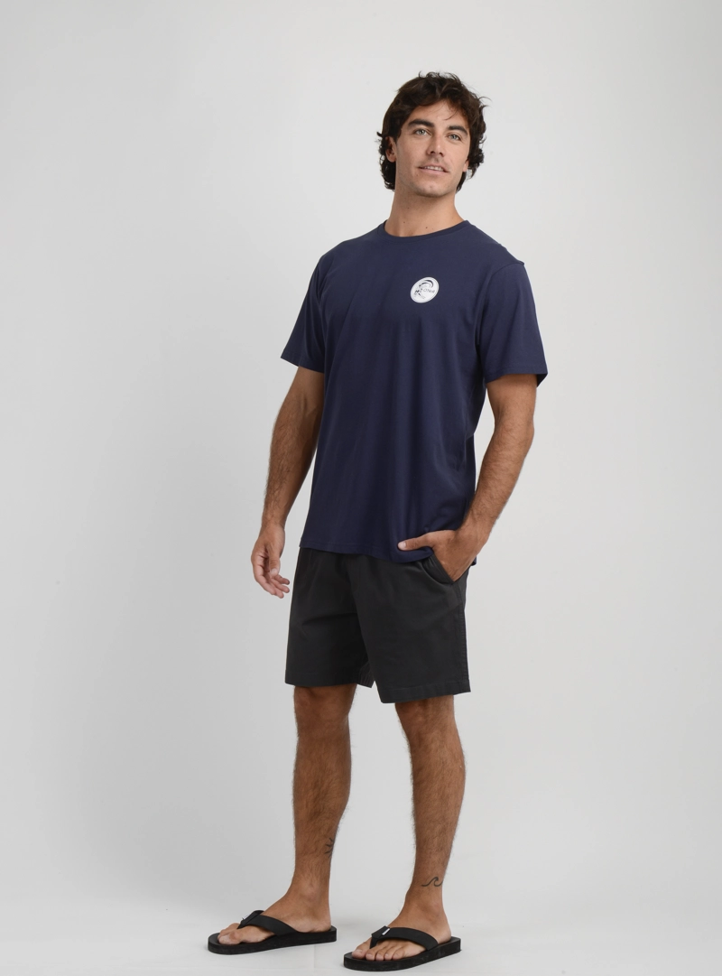 POLERA MANGA CORTA OG SURF SHOP  AZUL OSCURO - 3