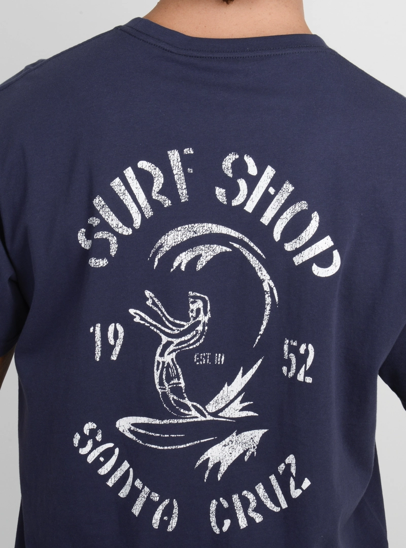 POLERA MANGA CORTA OG SURF SHOP  AZUL OSCURO - 6