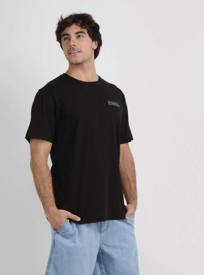 POLERA MANGA CORTA BLOCK  NEGRO - 4