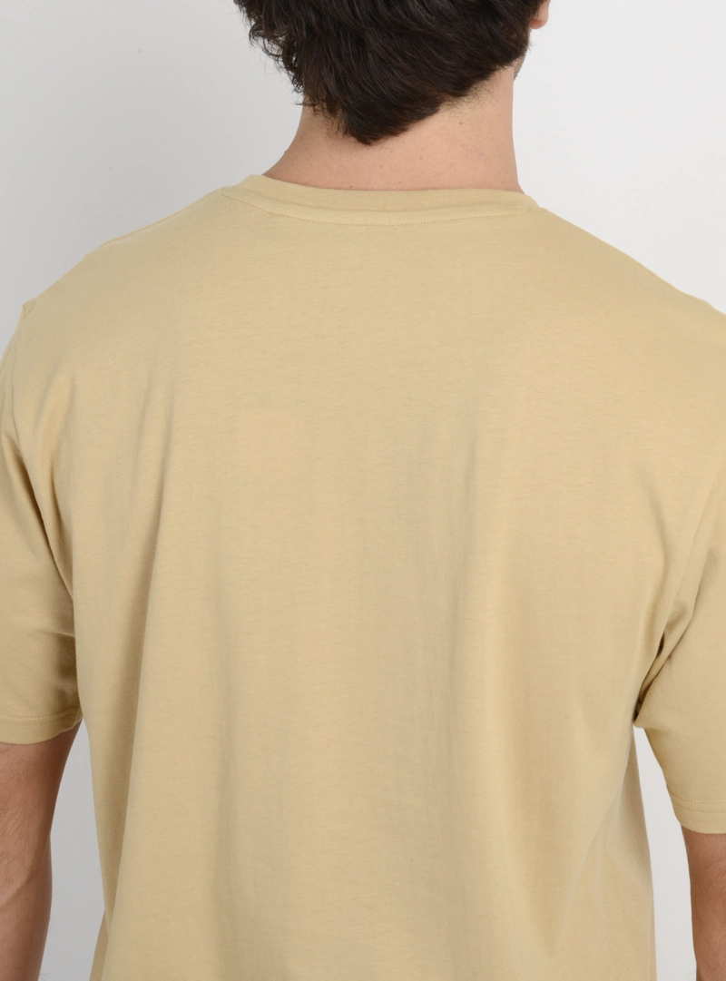 POLERA MANGA CORTA OG CIRCLE SURFER  BEIGE OSCURO - 6