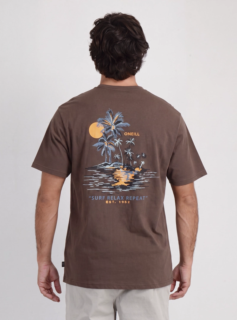 POLERA MANGA CORTA VEER CAFE OSCURO - 2