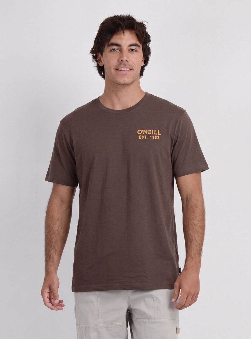 POLERA MANGA CORTA VEER CAFE OSCURO - 3
