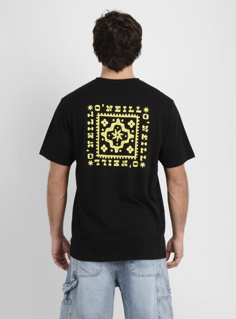 POLERA MANGA CORTA TILE  NEGRO - 2