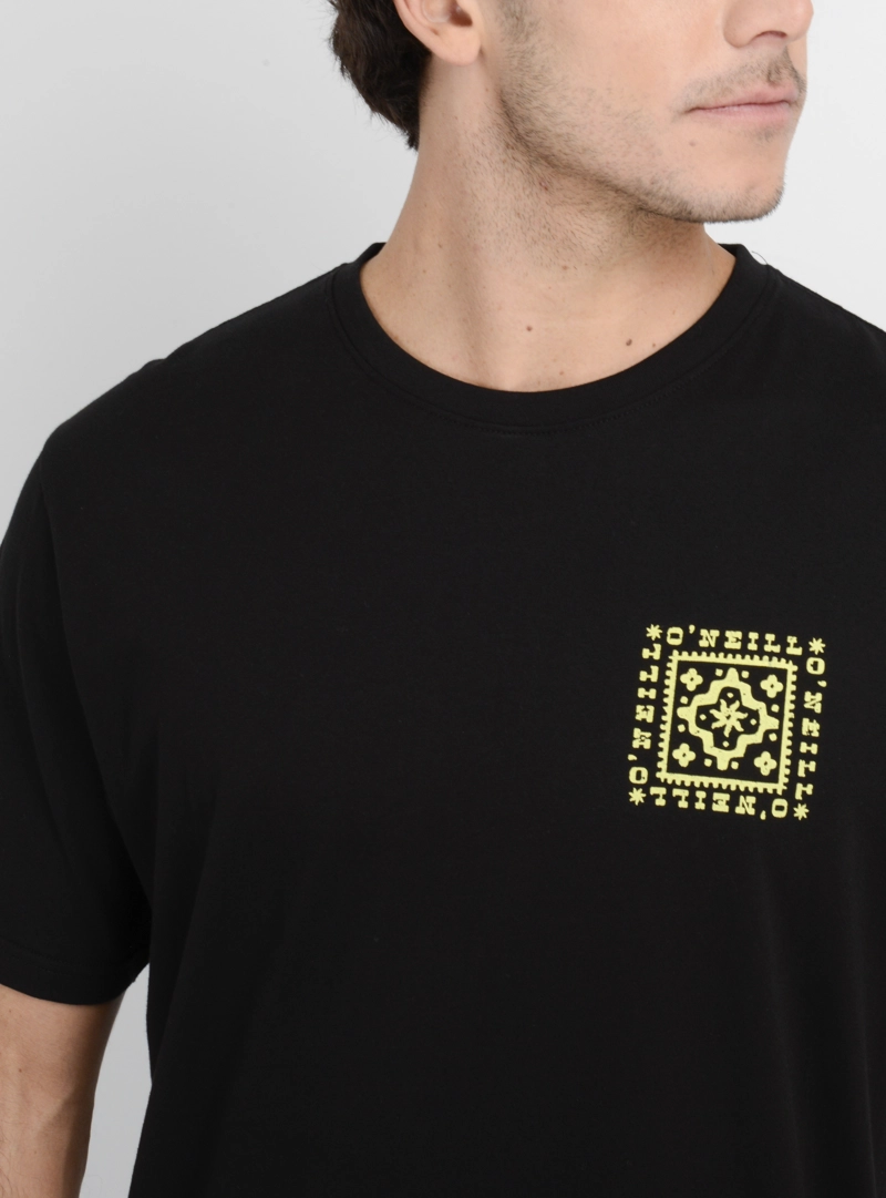 POLERA MANGA CORTA TILE  NEGRO - 5
