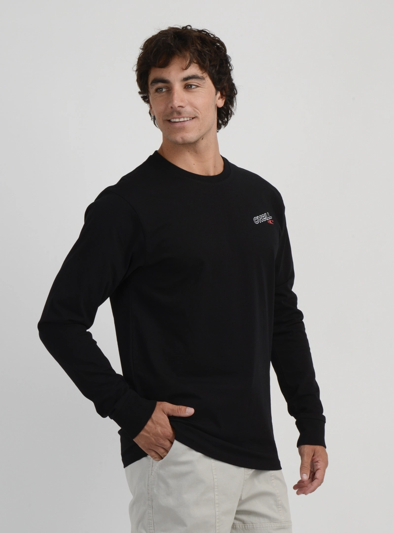 POLERA MANGA LARGA ESSENTIAL 90'S NEGRO - 4