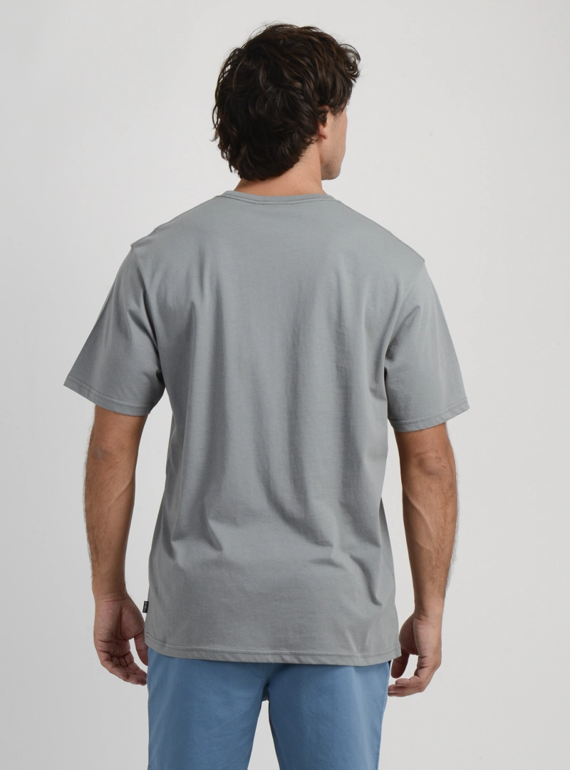 POLERA MANGA CORTA KEYS GRIS OSCURO - 2