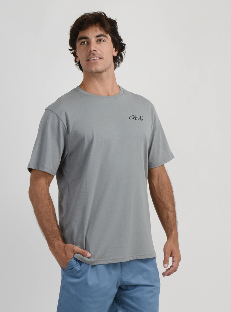 POLERA MANGA CORTA KEYS GRIS OSCURO - 4