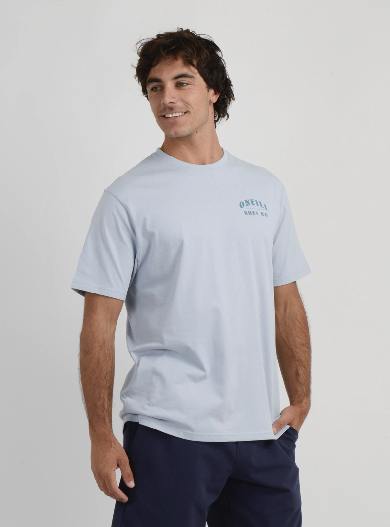 POLERA MANGA CORTA ARCH AZUL CLARO - 4